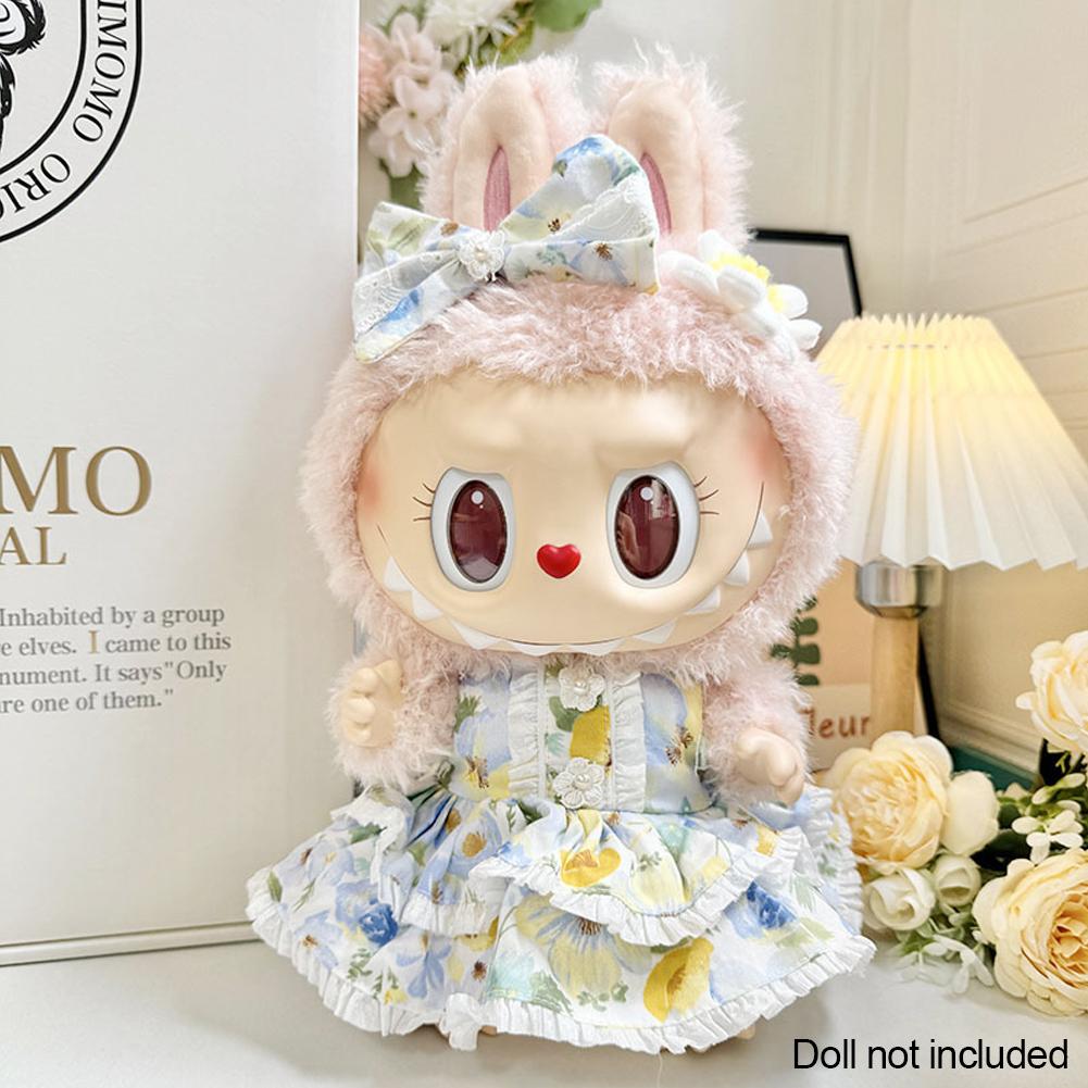 Pro 38cm panenky Labubu, oblečení pro panenky, módní oblečení, mikiny s kapucí, barevné sladění oblečení pro panenky, mikiny, doplňky pro panenky, roztomilé dekorace, malé hadříky