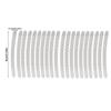 Car Wheel Stickers, Wheel Rim Decal Stripes | 20 Reflective Rim Strips Tire Warning