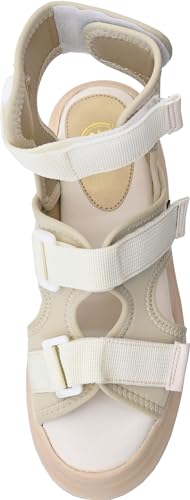 Platform belted sandals