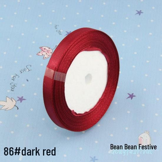 1cm DIY Handmade Satin Ribbon: Gift Packaging, Cake Decorating & Wedding Jewelry Materials