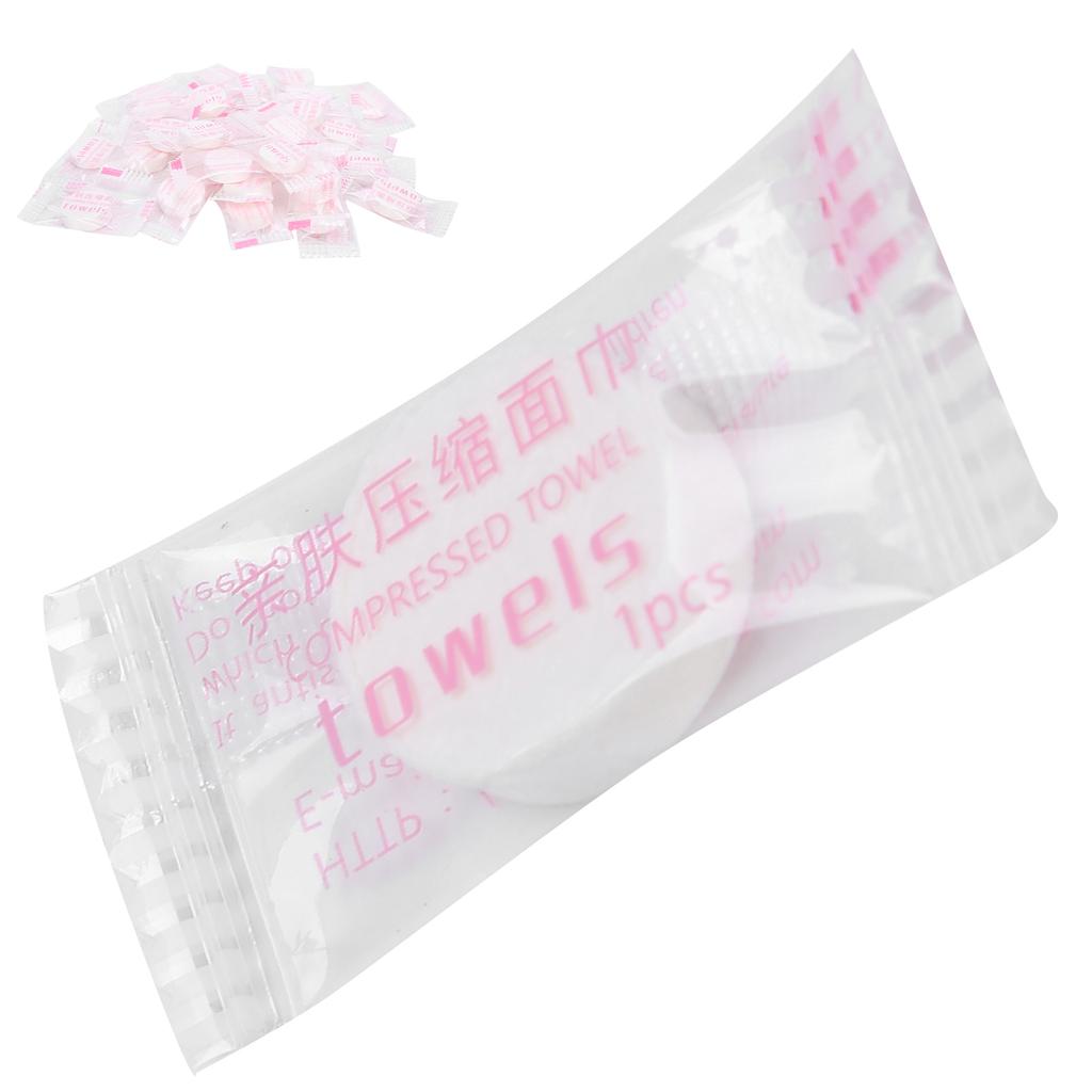 30pcs Compressed Face Towel Non Woven Fabric Disposable Portable Travel Cleansing Towel