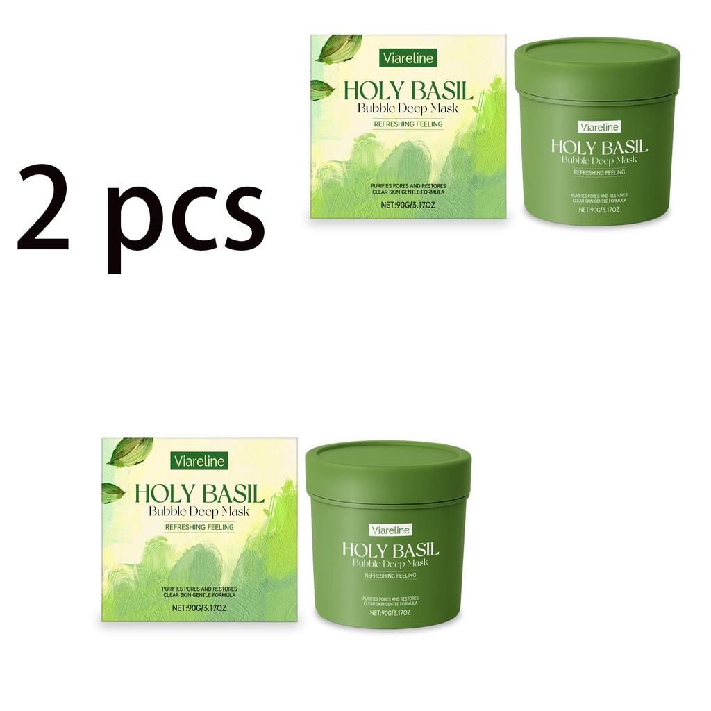 Viareline Bubble Cleansing Mask 90g - Deeply Cleanses Pores, Removes Blackheads, Gently Cleanses, Controls Oil, and Moisturizes and Firms the Skin.