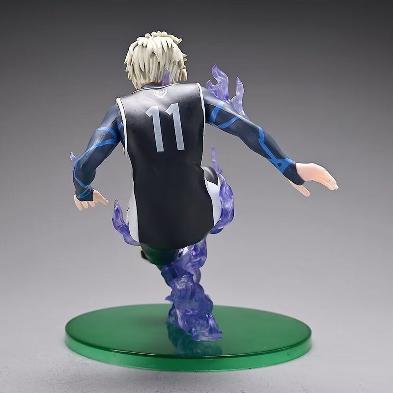 Blue Lock Seishiro Nagi 11 Anime Figure Special Effect Scene Statue Collectible Desktop Decor Ornament For Anime Fans Wholesale