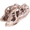 GOTOTOP Dinosaur Skull Model, Dinosaur Skull Model Simulated Animal Skeleton Lifelike Teaching Skeleton Model for Home Office Aquarium Bar Party