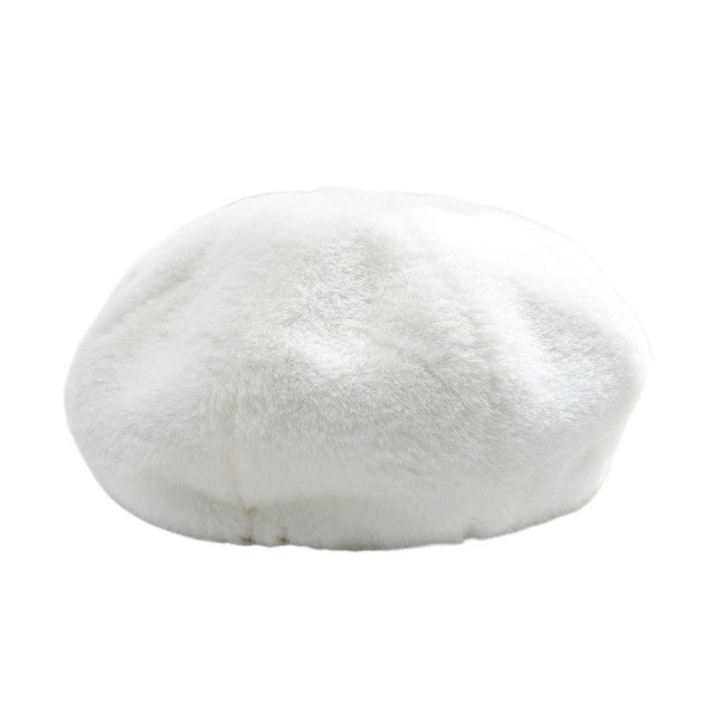 Keep Warm Women Berets Plush Octagonal Hat Elegant Painter Caps  Winter