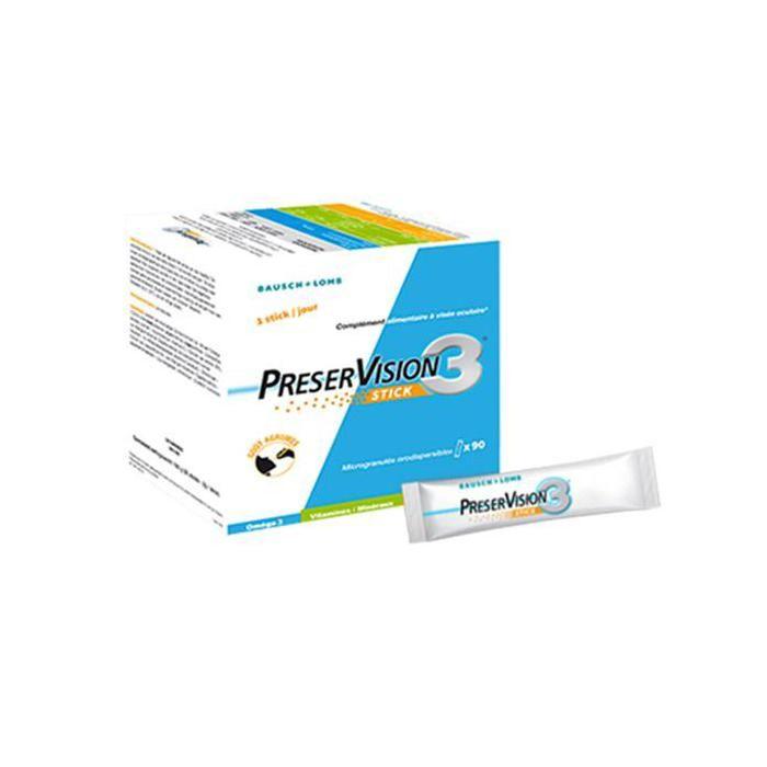 Bausch & Lomb Preservision 3 90 Sticks 3 Mois