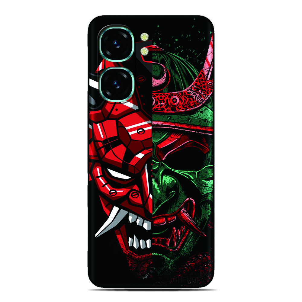 Samurai Mask Phone Case For Xiaomi Poco C85 C85x C40 M7 C71 Redmi 15C A7 A5 4G 11A 13C 12C Note 15 11 12 Pro 5G Back Cover