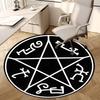 1pc Office Carpet Chair Mats Pentagram Symbol Perfect for Decorating Office Chairs, Living Rooms, Or Bedrooms