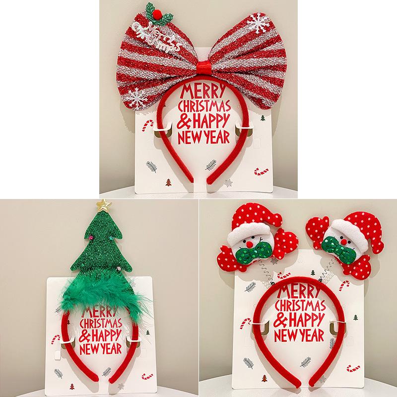 Mori Style Reindeer Antler Headband: Cute Christmas Hair Clip for Women & Kids