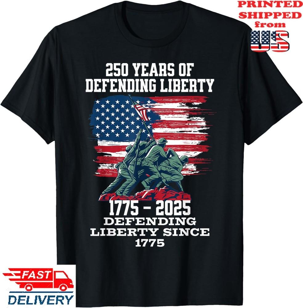 Патриотическая армия США Военный парад США 250-летие 2025 Футболка, Унисекс Футболка S