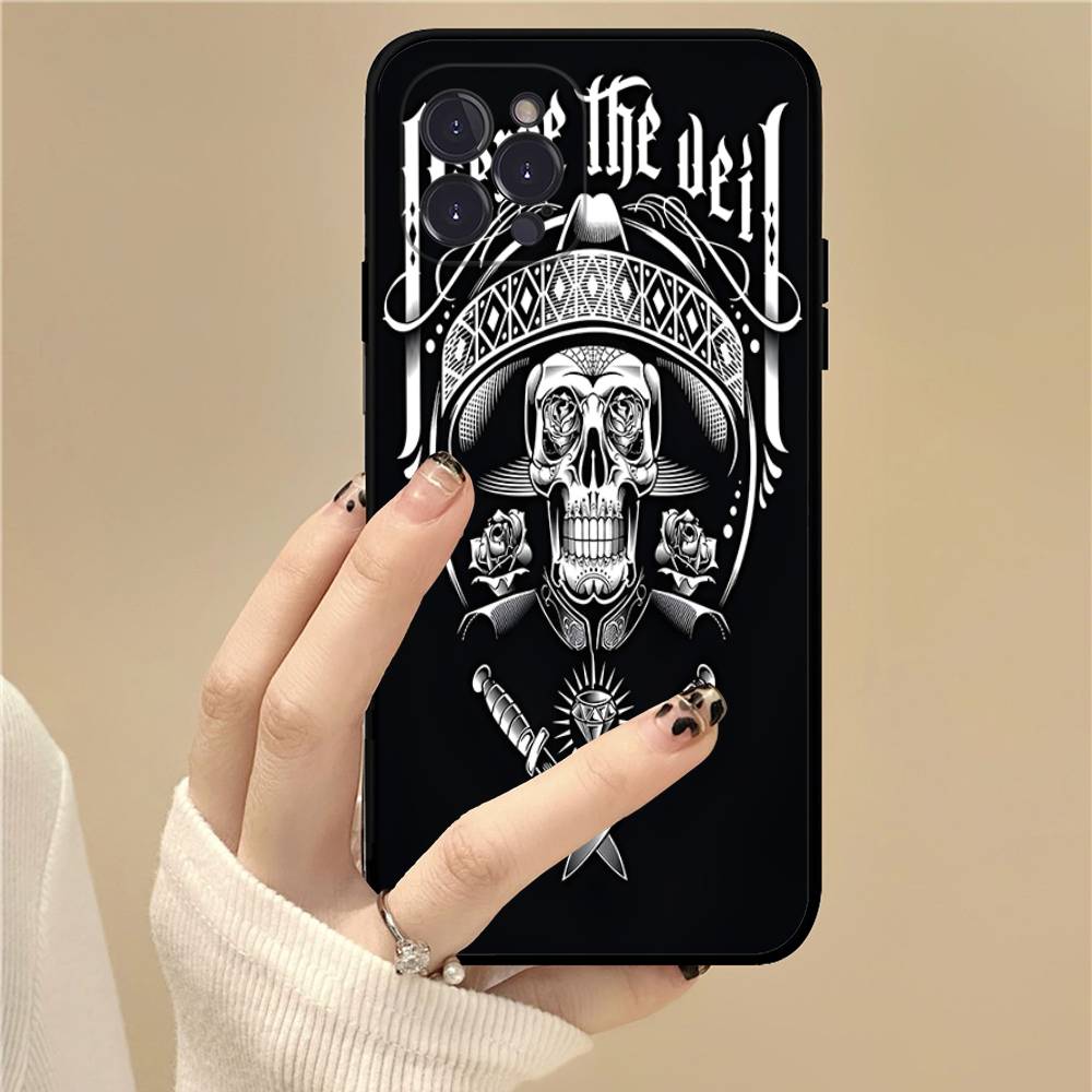 P-Pierce The Veil Band Phone Case For iPhone 16 15 14 11 12 13 Mini Pro XS Max Cover 6 7 8 Plus X Funda Shell