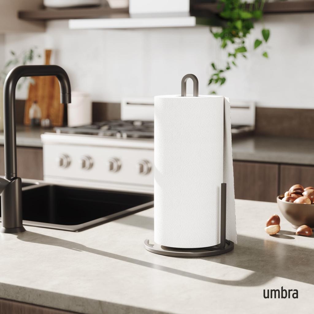 Umbra Kitchen Paper Kitchen Kitchen Paper Vertical X Umbra Black Holder, Storage, Holder, Storage, Space-Saving, 170 H320mm, Squire, 21004313040,
