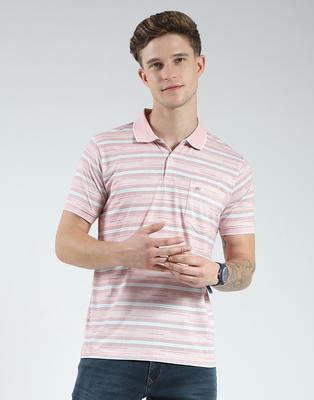 Men's Regular Fit Striped Polo T-Shirt | Half Sleeve | Collared Neck | Casual Wear T Shirt for Men's