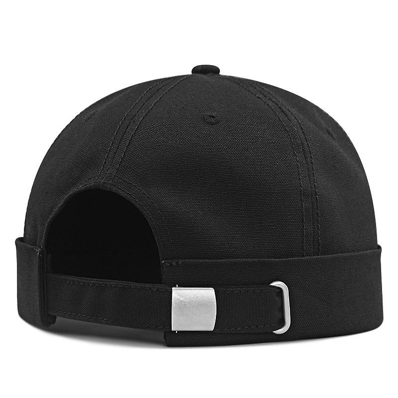 

Korean Retro Big Size 58-62cm 62-68cm Man Landlord Hat Large Size Hip-hop Dome Melon Cap Unisex Fashion Vintage Skullies Beanie XXL 62-68cm чорний