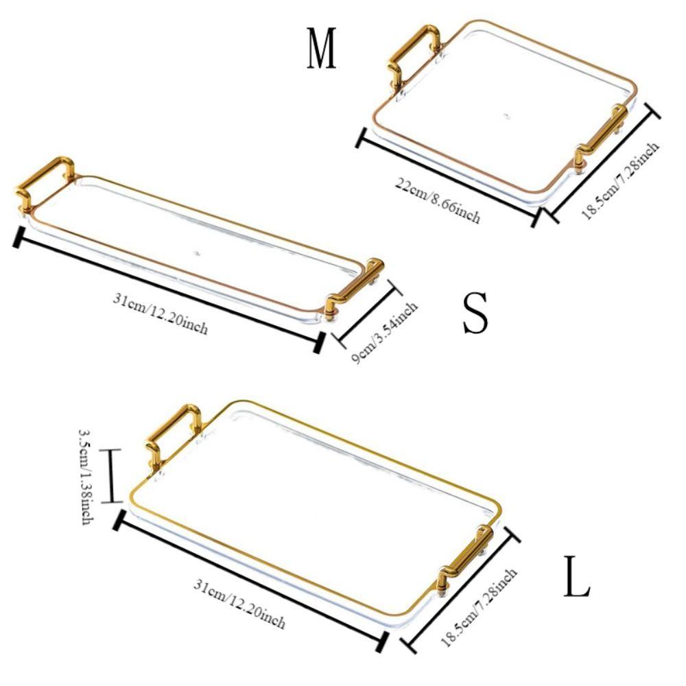 Rectangle Fruit Dessert Snack Plate Multipurpose Candy Storage Tray  Living Room