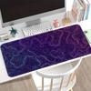 Purple Abstract Line Vortex Anti Slip Mouse Pad Keyboard Mouse Pad Computer Laptop Pad Desk Accessories Game Console Pad Office
