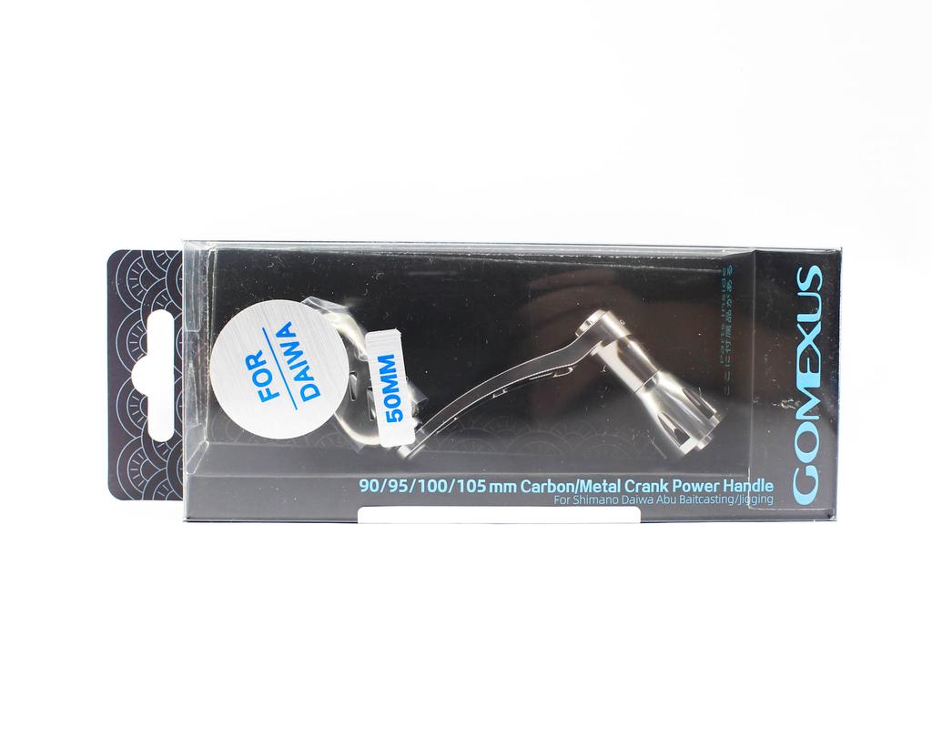 Gomexus LYD50T22SRSR Kurbel Spinnrolle Alu Silber 50mm Daiwa (7115)