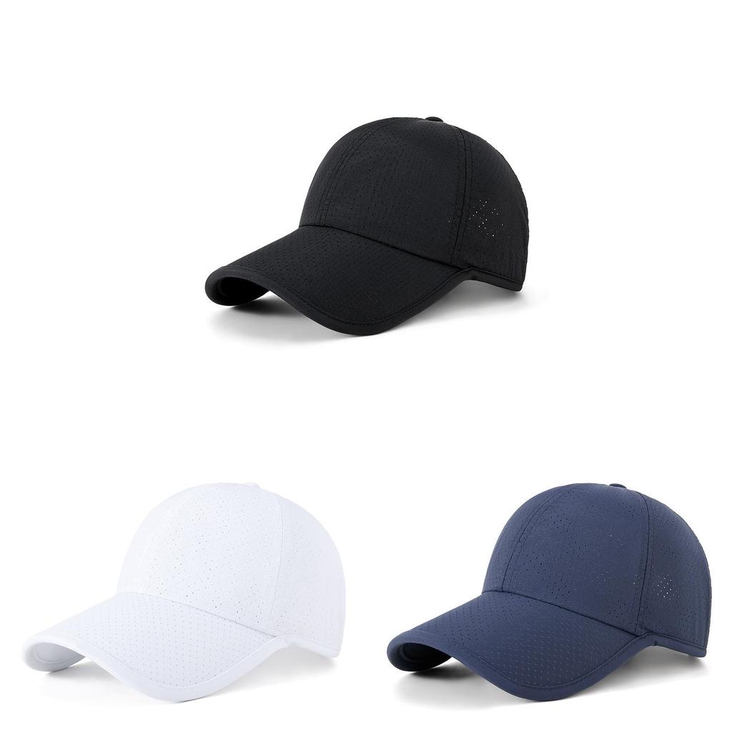 New Summer Waterproof Mesh Baseball Cap For Men Outdoor Sun Protection Breathable Nylon Hat