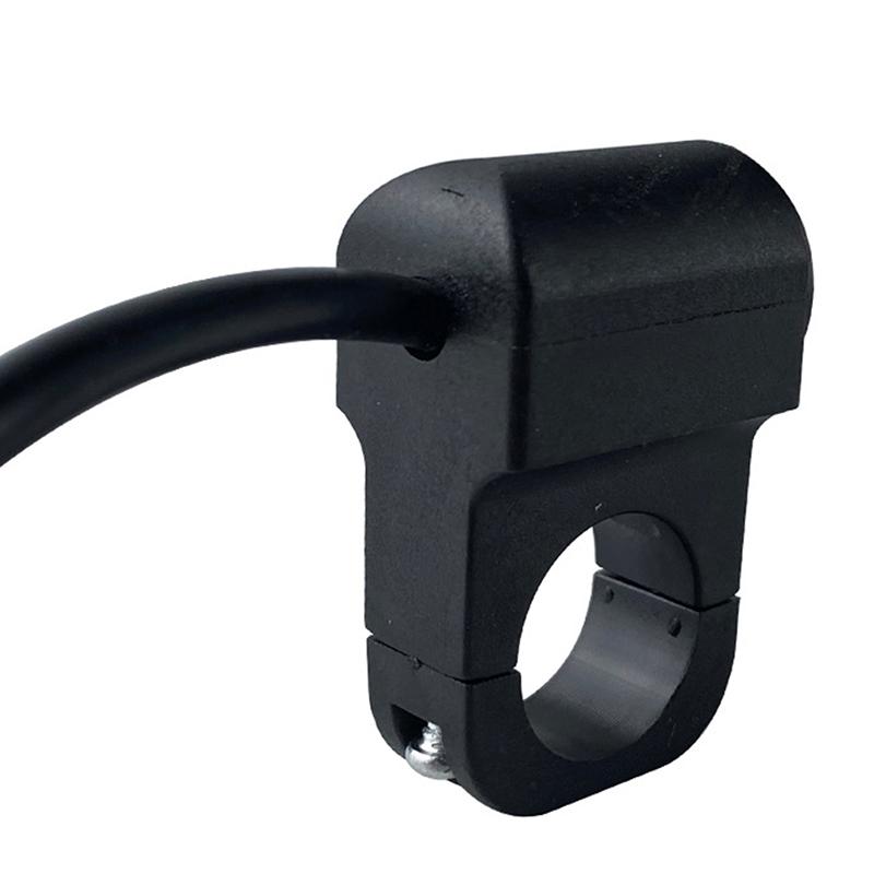 7/8'' 22cm Plastic Motorcycle Handlebar Headlight Switch Three-position Waterproof Switch 12V Fog Spotlight Retro Switch