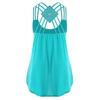Premium Quality Ladies' Bandages Sleeveless Vest Top High Low Tank For Effortless Style