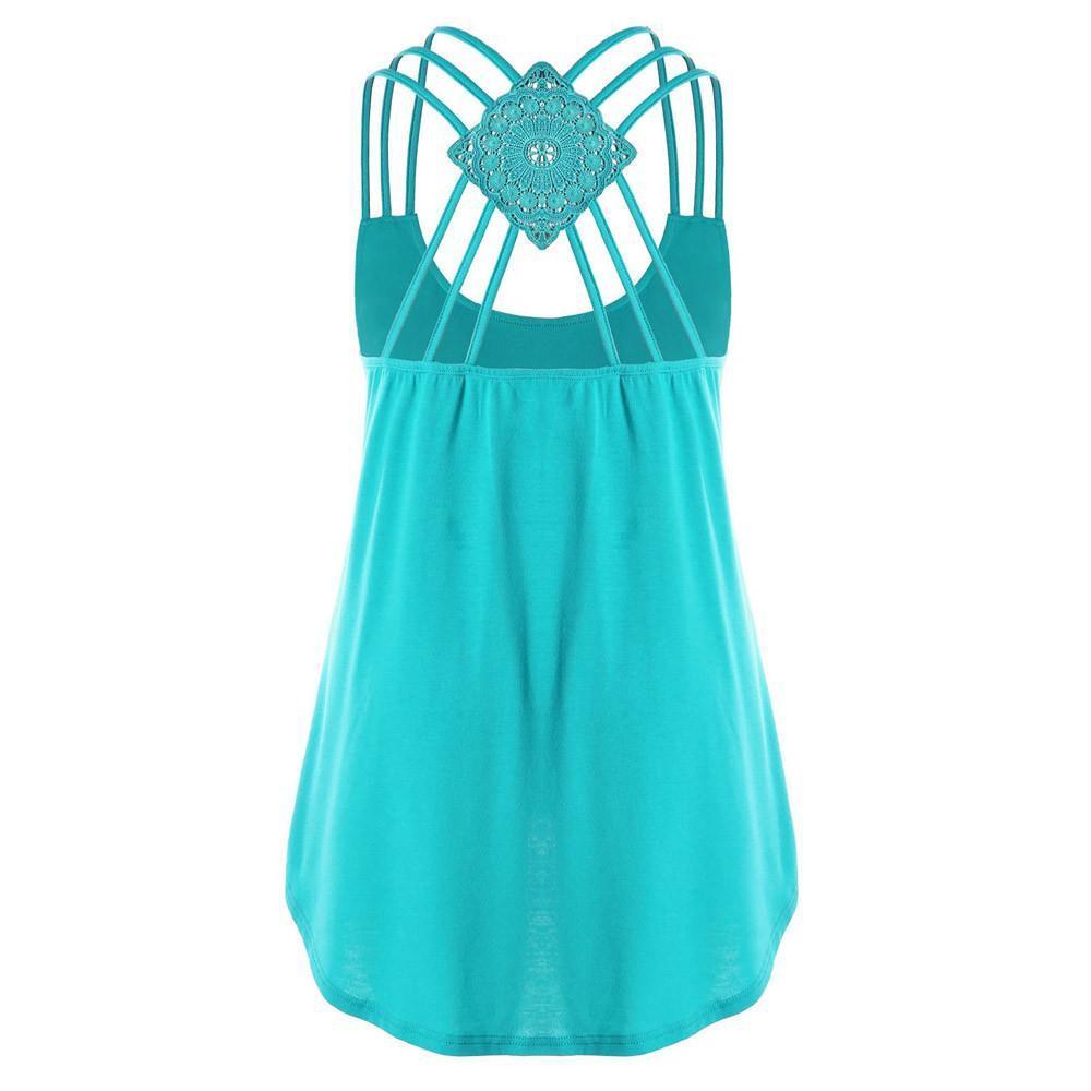 Premium Quality Ladies' Bandages Sleeveless Vest Top High Low Tank For Effortless Style