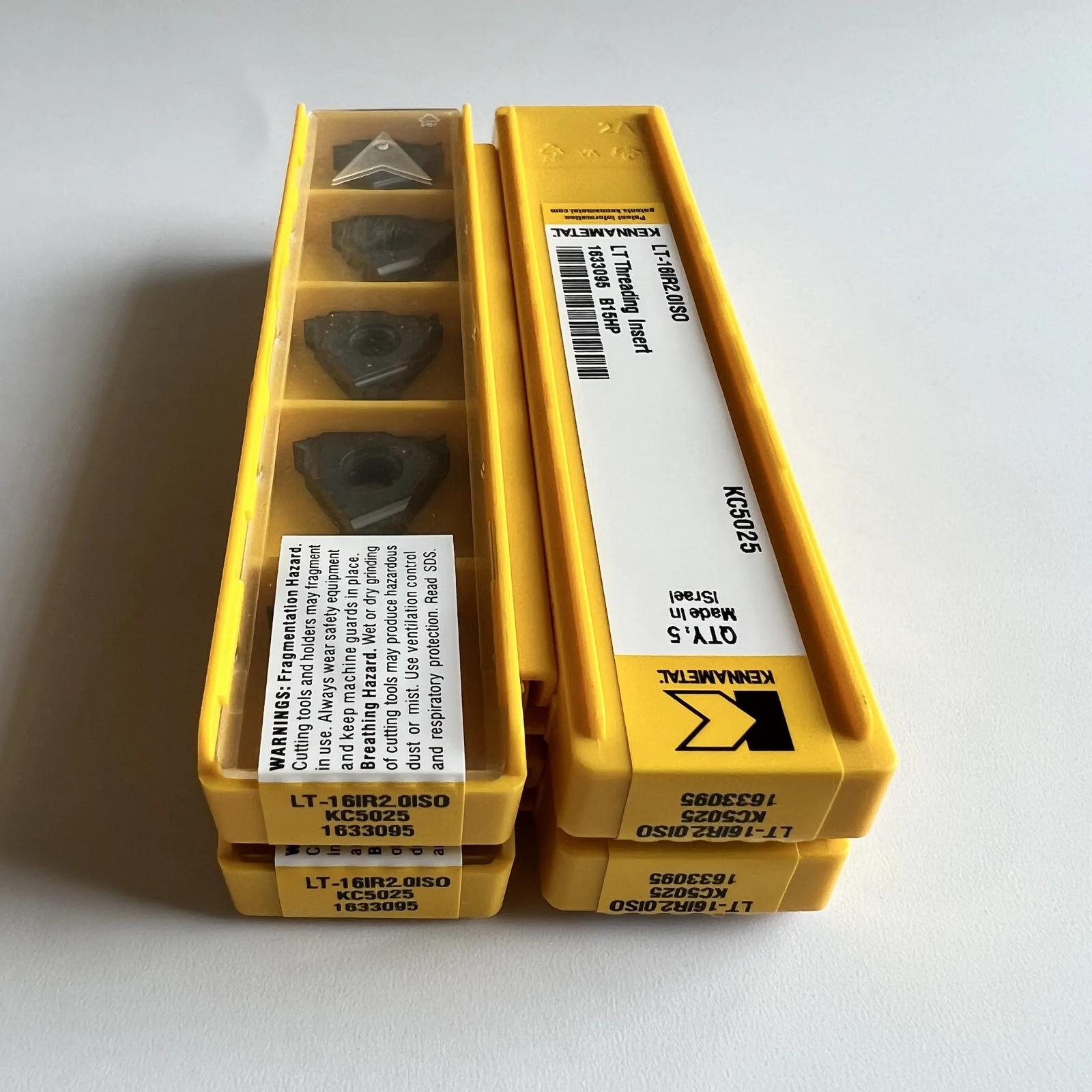 

KENNAMETEL / LT-16IR2.0ISO KC5025 / Original carbide blade 10 Pcs