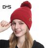 3 Pcs/Set Women Winter Hat Scarf Gloves Set Thick Knitted Ear Protection Cap Gloves Elastic Windproof Winter Outdoor Cycling Dome Beanie Neck Wrap