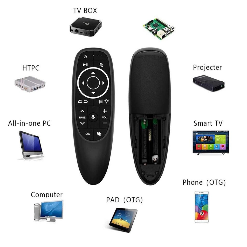 G10S PRO BT Air Mouse Voice Remote Control Wireless 2.4G / Bluetooth-compatible 5.0 Gyroscope Smart Controller for H96 Max
