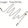 2Pc Lucky Four-Leaf clover Glasses Chain Anti Slip Eyeglasses Reading Glasses Lanyard Alloy Mask Face Covering Eyewear Retainer