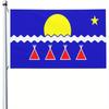 1pc Multi-Size Optional Tli?o Flag, Polyester Outdoor Flag, School Welcome Banner with 2 Brass Buttonholes (Buttonhole Color Random), Party Decor, Eve