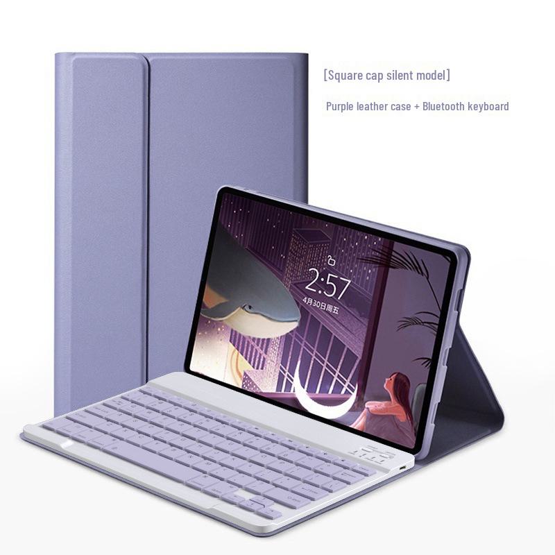 iPad Pro 11 Bluetooth Keyboard Leather Case 10th Gen 10.9 with Pen Slot - Magnetic Tablet Protective Shell 10.2