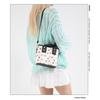 Fresh Cherry Print Fashionable Large Capacity Cute Commuter Shoulder Handbag Small Square Bag for Women