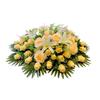 Luxury Round Table Flower Arrangement - Artificial Floral Centerpiece for Dining Tables with Electric Turntable