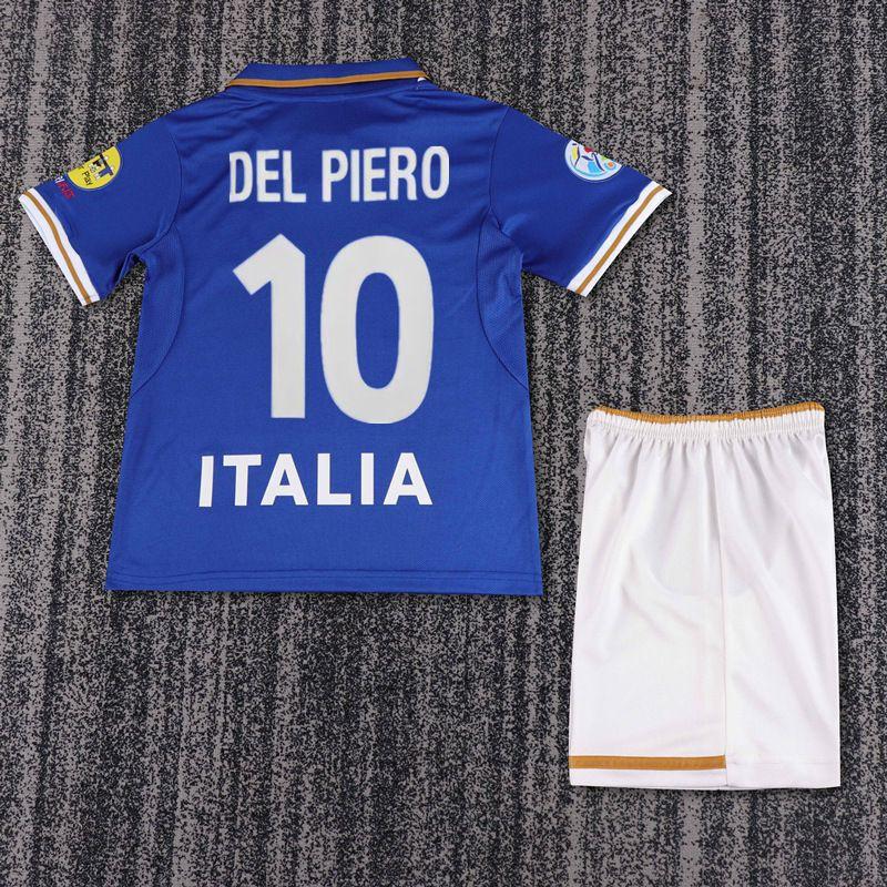 Vintage National Team Retro Football Jerseys Kids Classic Sports Training Shirts