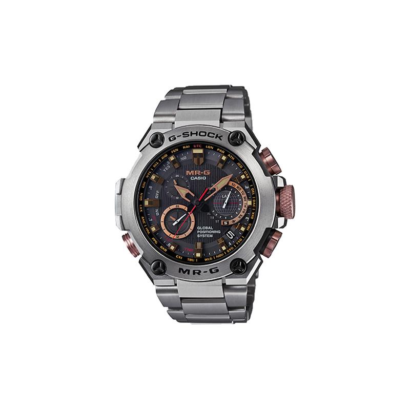 Casio MR-G series sports watch, tough movement, mechanical movement, stainless steel strap, Japanese and Korean watch, men's watch, MRG-G1000DC-1AER