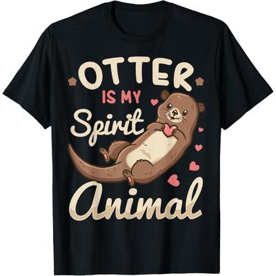 Otter Spirit Animal River Otters T-Shirt