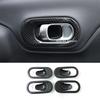 For Citroen C5 Aircross 2018-2021 2022 ABS Carbon fiber Car Steering wheel Button frame Cover Trim Car Accessories styling 2PCS