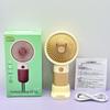 USB Rechargeable Mini Fan with Base - Cute Cooling Solution for Dorms