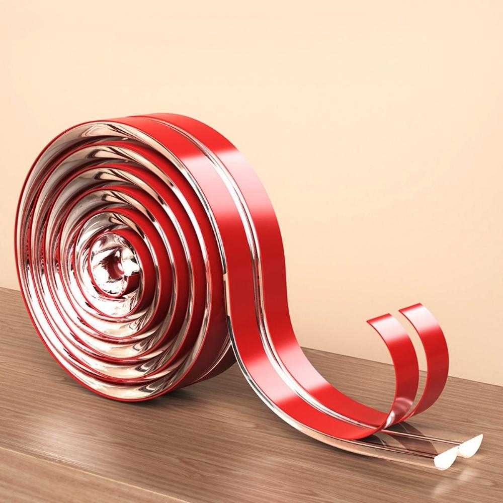 1Pc 1m/3metersX2cm/3cm Transparent PVC Protection Strip with Double-Sided Tape Anti-Bumb Table Edge Furniture Guard Corner 1mX2cm