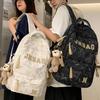 Schoolbag Children Elementary School Students Girls Junior High School Students High School Students Boy Letters Backpack