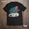 Camiseta Divertida Novedad Euro Dub Turbo Leyendas JDM del Nissan Silvia S14 Coche de Drift Japonés