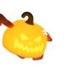 Kids Halloween Pumpkin Handheld Night Light