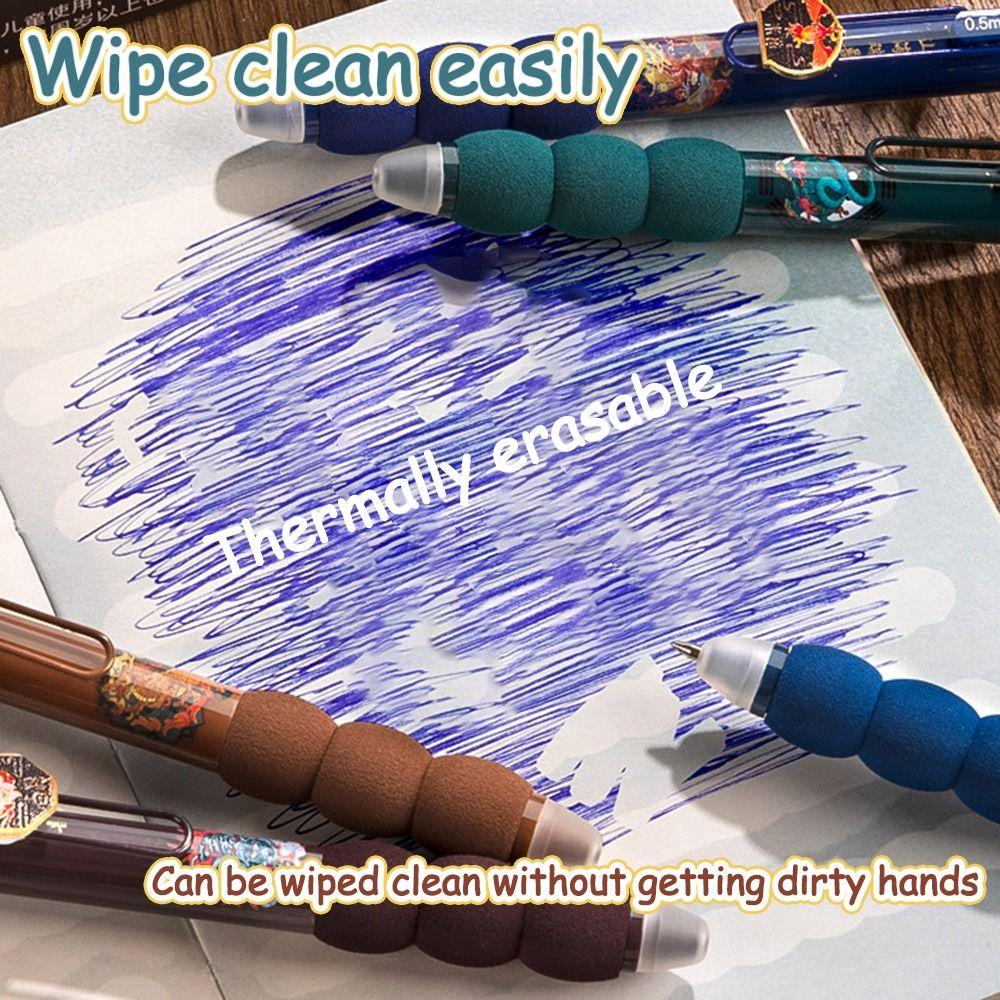 5PCS/Set Press Capibara Gel Pen Quick Drying Signature Pen Cute Writing Tool  Student