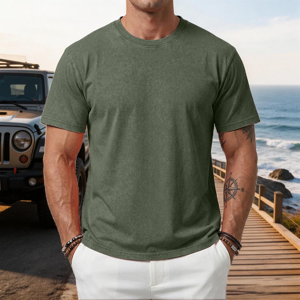 Men's T-Shirts Oversized Unisex Baggy Tops Heavy Cotton T Shirts For Men Loose Fit Vintage Casual Streetwear Gym Tee