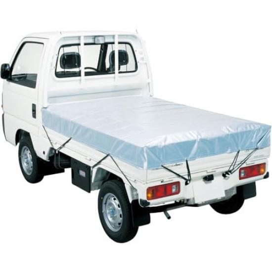 Tarpee Cool Truck Sheet Small Aluminum X (Insulated) No. 2, Truck, Front / Back Black, 2.3m 3.5m
