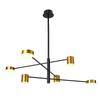Remdal Pnd-16374-6 Bk+Gd Italux Hanging Lamp