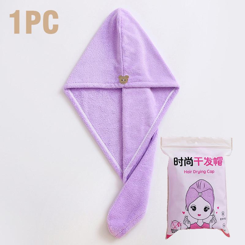 Bonetă cu Nasture Prosop de Păr din Microfibră Super Absorbent Înfășurare Păr Uscare Rapidă Înfășurări Păr Accesorii Baie Femei