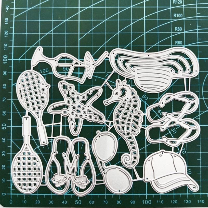 Holiday Series Cutting Dies Beach Metal Die Cuts for DIY Card Photo Decoration