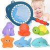 Baby Shark Bath Toy Fishing Game Set