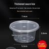 Thai Box Me Disposable Sauce Cup with Lid - Takeaway Packaging for Dipping, Seasoning, and Pickled Vegetables